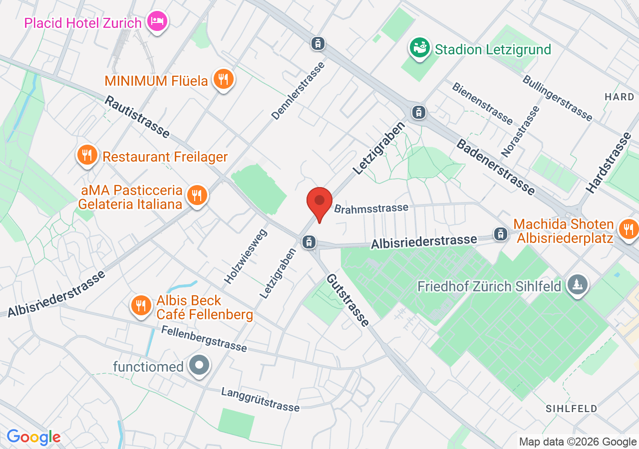 Letzigraben 89, Postfach, 8003 Zürich, Marktgasse 44, 8400 Winterthur
